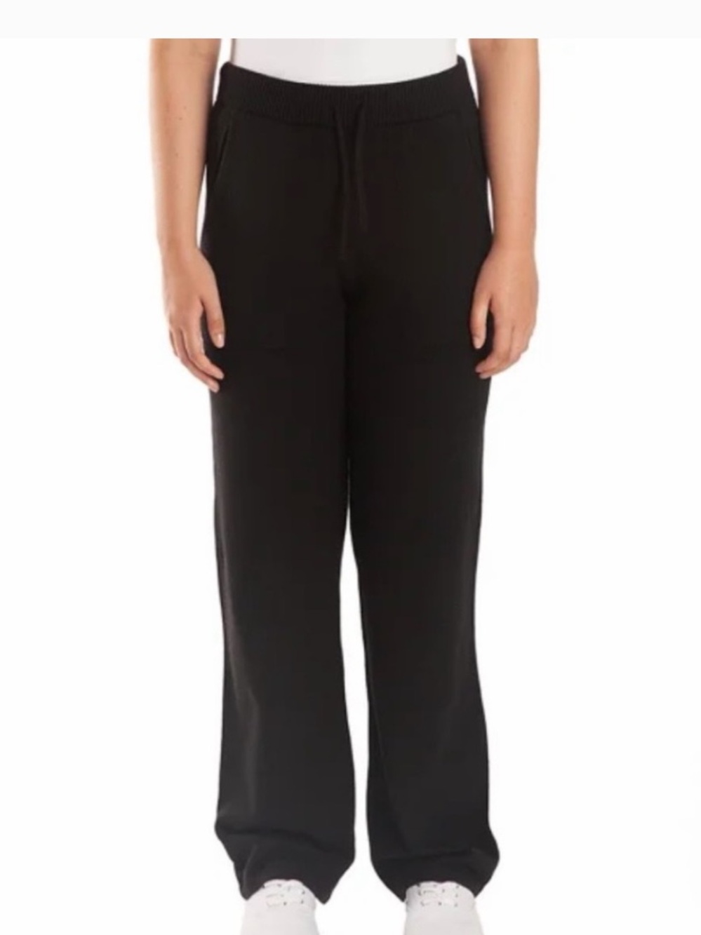 Lazypants Black Knit Lounge Pant - EUC